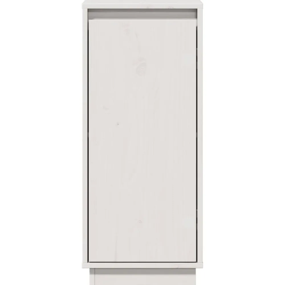 vidaXL Armarios Y Almacenamiento-Aparador de madera maciza de pino 31,5x34x75 cm