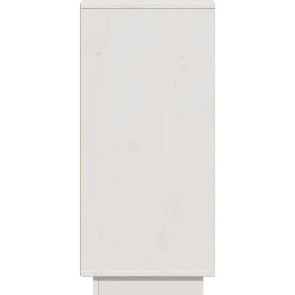 vidaXL Armarios Y Almacenamiento-Aparador de madera maciza de pino 31,5x34x75 cm