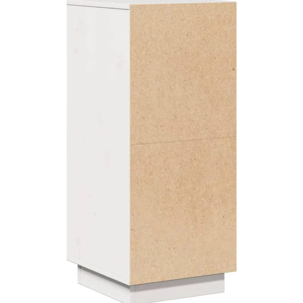 vidaXL Armarios Y Almacenamiento-Aparador de madera maciza de pino 31,5x34x75 cm