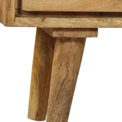 vidaXL Armarios Y Almacenamiento-Aparador de madera maciza de mango 90x30x69 cm
