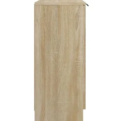 vidaXL Armarios Y Almacenamiento-Aparador de madera contrachapada color 60x30x70 cm