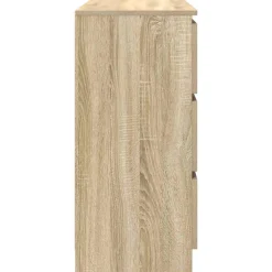 vidaXL Armarios Y Almacenamiento-Aparador de madera contrachapada 100x35x76 cm