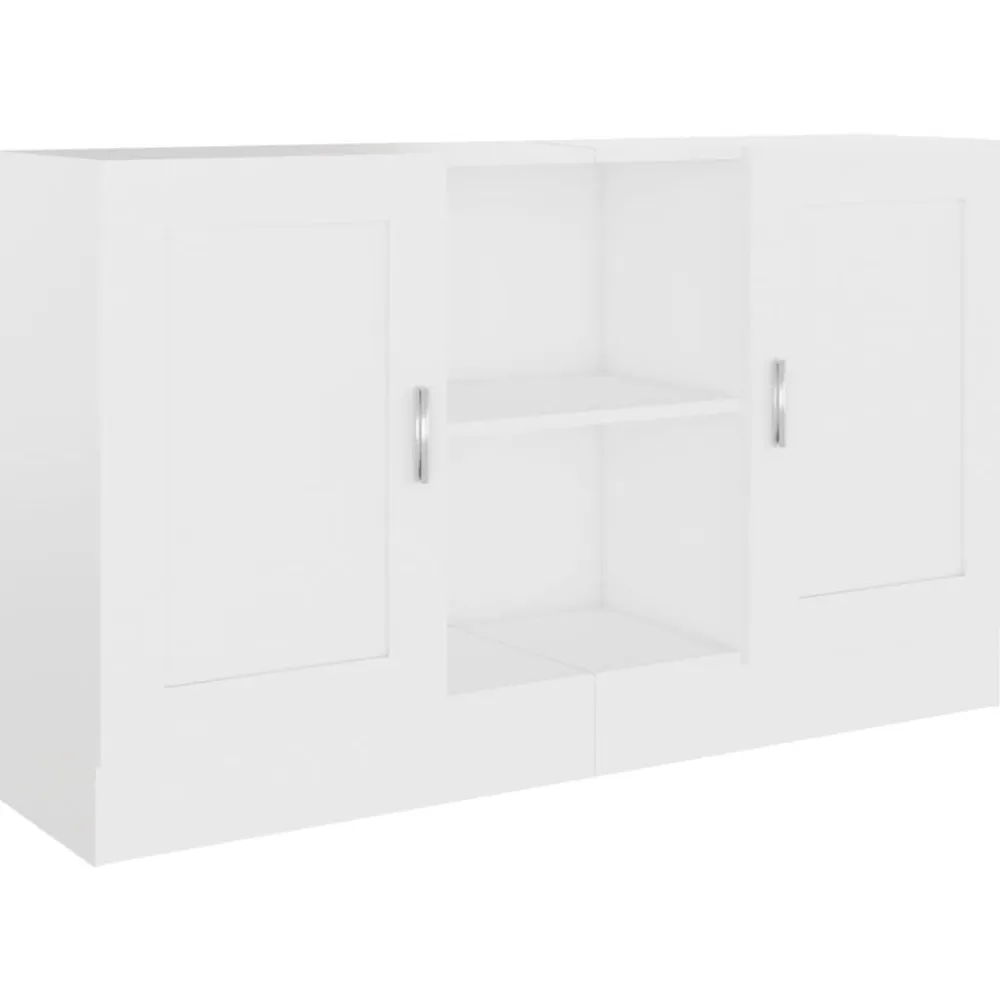 vidaXL Armarios Y Almacenamiento-Aparador de madera contrachapada 120x30,5x70 cm