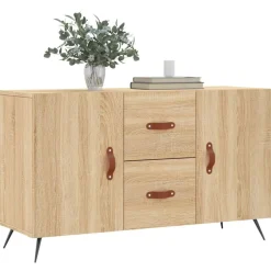 vidaXL Armarios Y Almacenamiento-Aparador de madera de ingeniería 100x36x60 cm