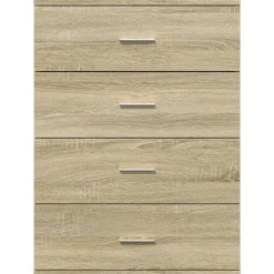 vidaXL Armarios Y Almacenamiento-Aparador de madera de ingeniería 60x39x80 cm