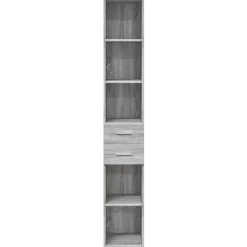 vidaXL Aparador de madera de ingeniería 30x42,5x185 cm Gris sonoma Hot