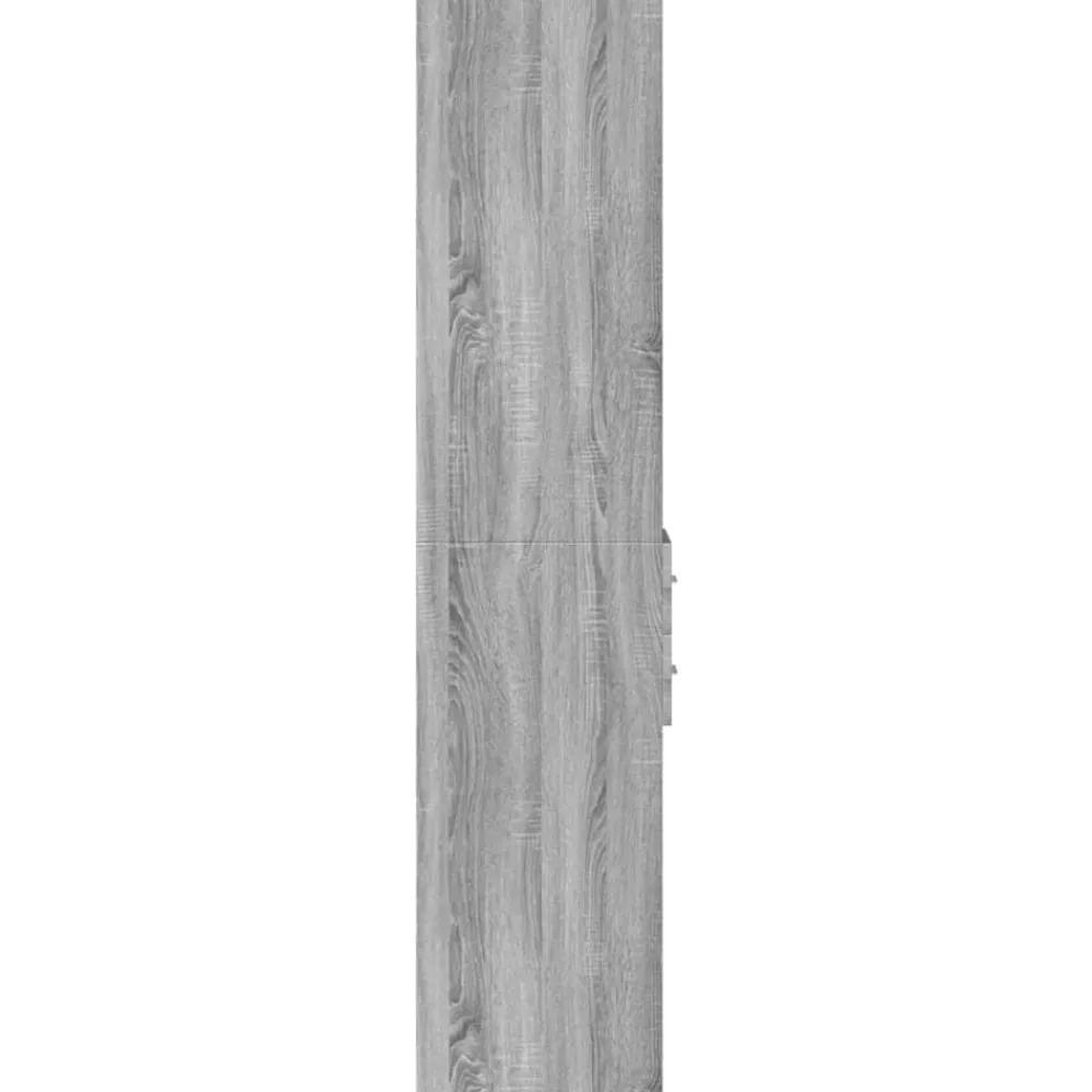 vidaXL Aparador de madera de ingeniería 30x42,5x185 cm Gris sonoma Hot