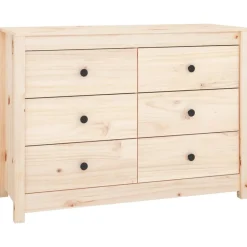 vidaXL Aparador de madera maciza de pino 100x40x72 cm Natural Sale