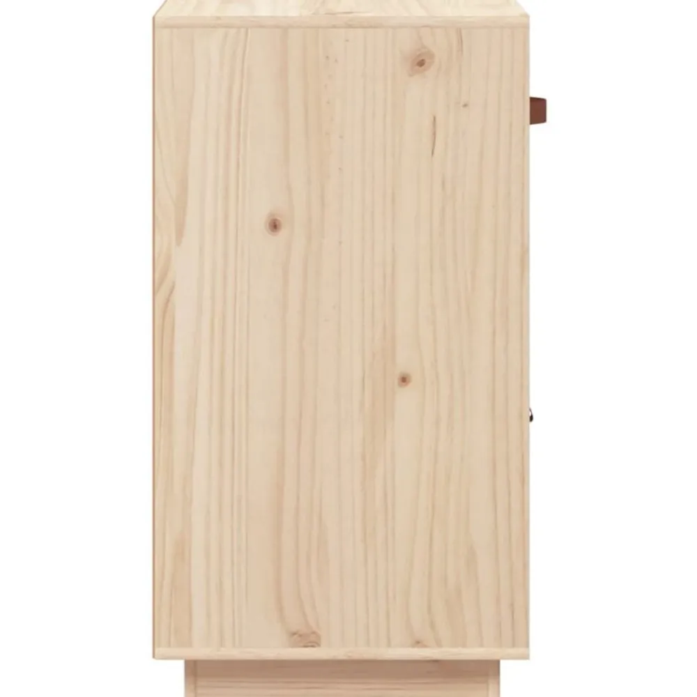 vidaXL Armarios Y Almacenamiento-Aparador de madera maciza de pino 34x40x75 cm
