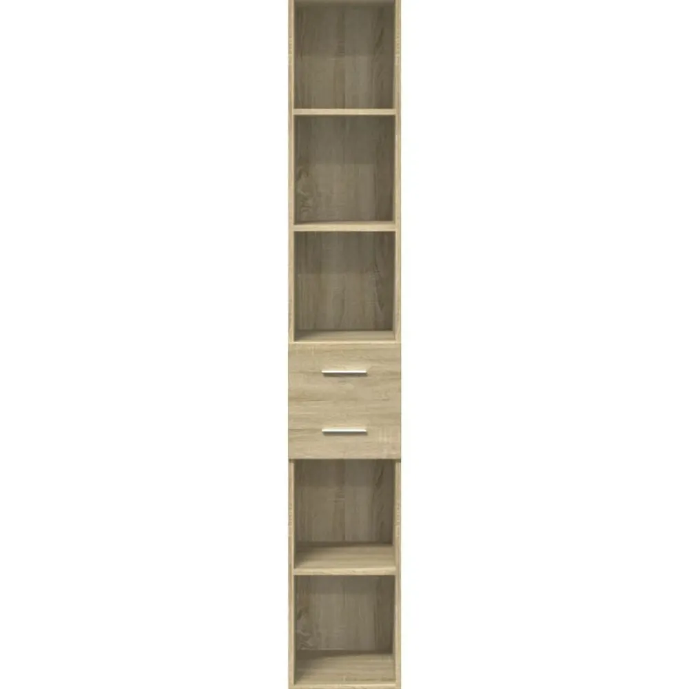 vidaXL Aparador de madera de ingeniería 30x42,5x185 cm Roble Sonoma Discount