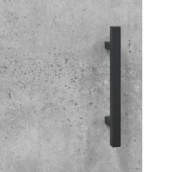 vidaXL Armarios Y Almacenamiento-Aparador de madera de ingeniería gris hormigón 69,5x34x90 cm