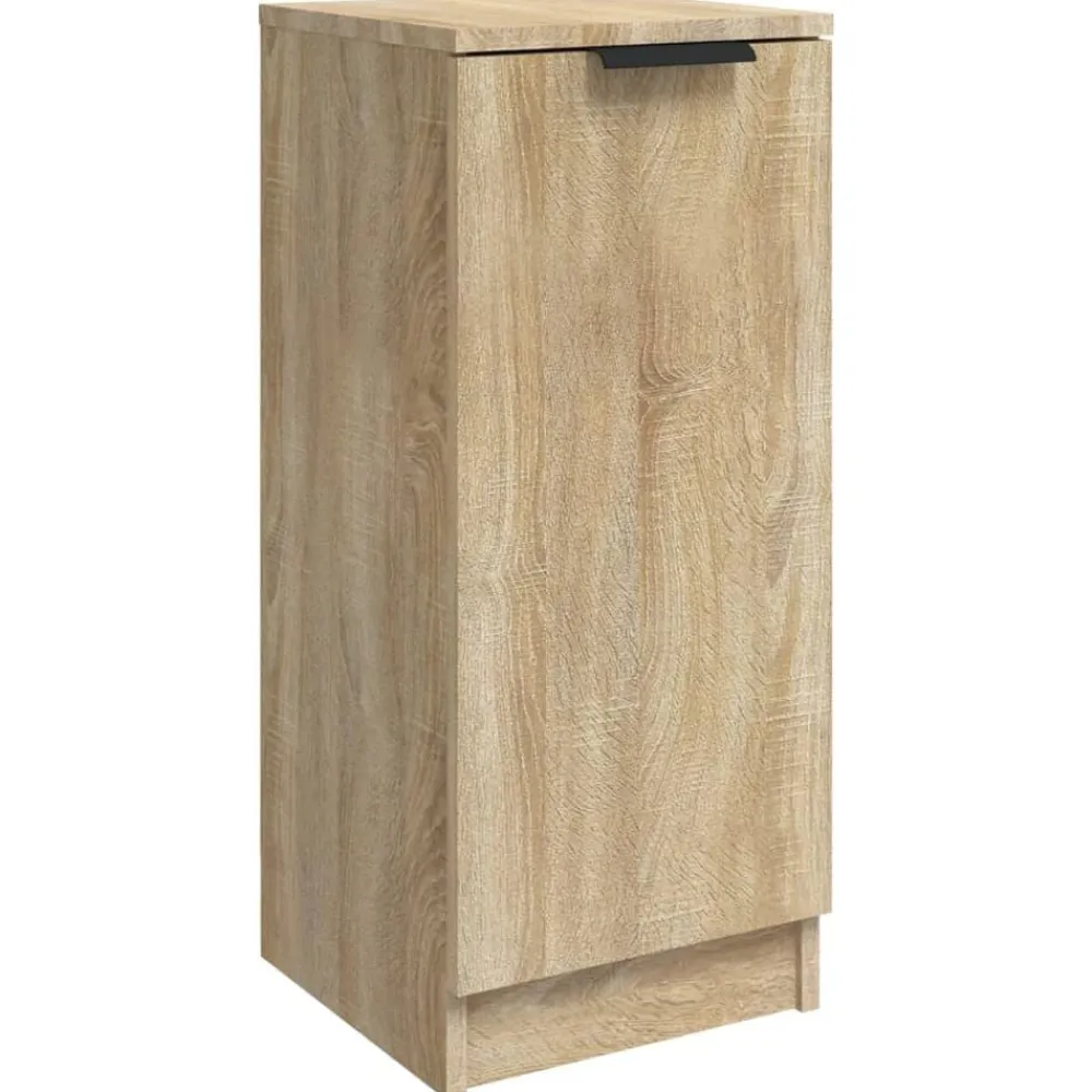 vidaXL Aparador de madera contrachapada 30x30x70 cm Roble Sonoma Discount