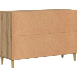 vidaXL Armarios Y Almacenamiento-Aparador de madera de ingeniería 102x35x70 cm