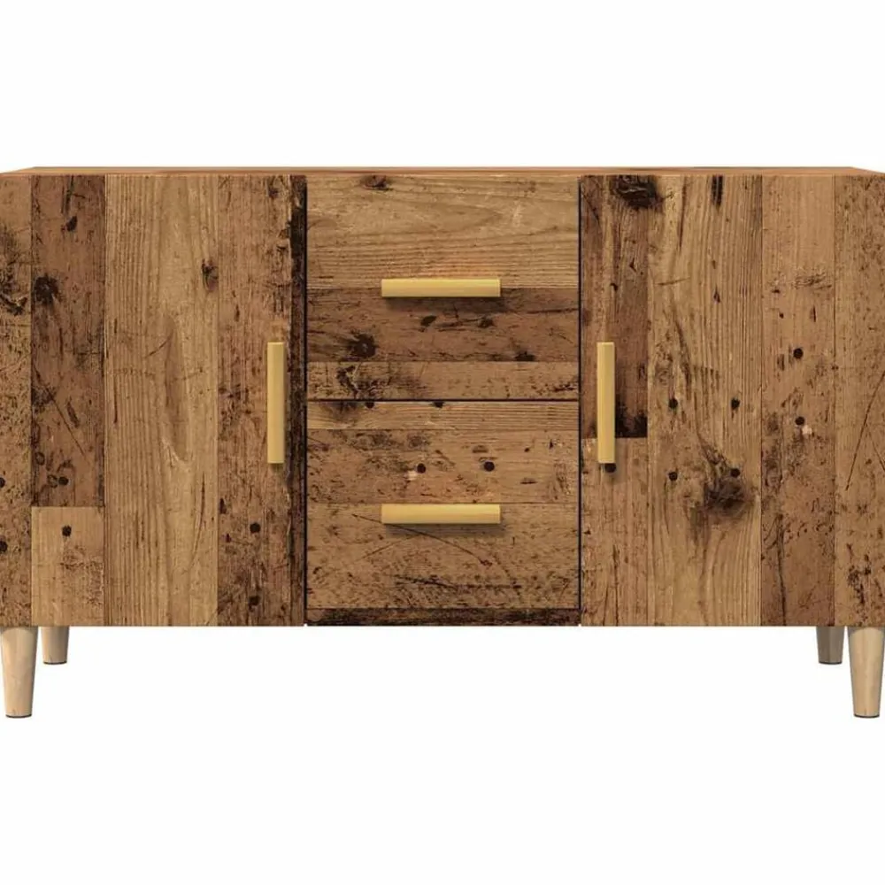 vidaXL Aparador de madera de ingeniería envejecida 100x36x60 cm Madera antigua Sale