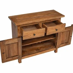 vidaXL Armarios Y Almacenamiento-Aparador de madera maciza de caoba 75x30x65 cm