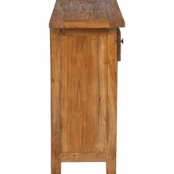 vidaXL Armarios Y Almacenamiento-Aparador de madera maciza de caoba 75x30x65 cm