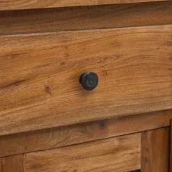 vidaXL Armarios Y Almacenamiento-Aparador de madera maciza de caoba 75x30x65 cm