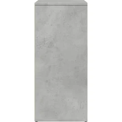 vidaXL Aparador de madera de ingeniería gris hormigón 60x31x70 cm Gris hormigón New