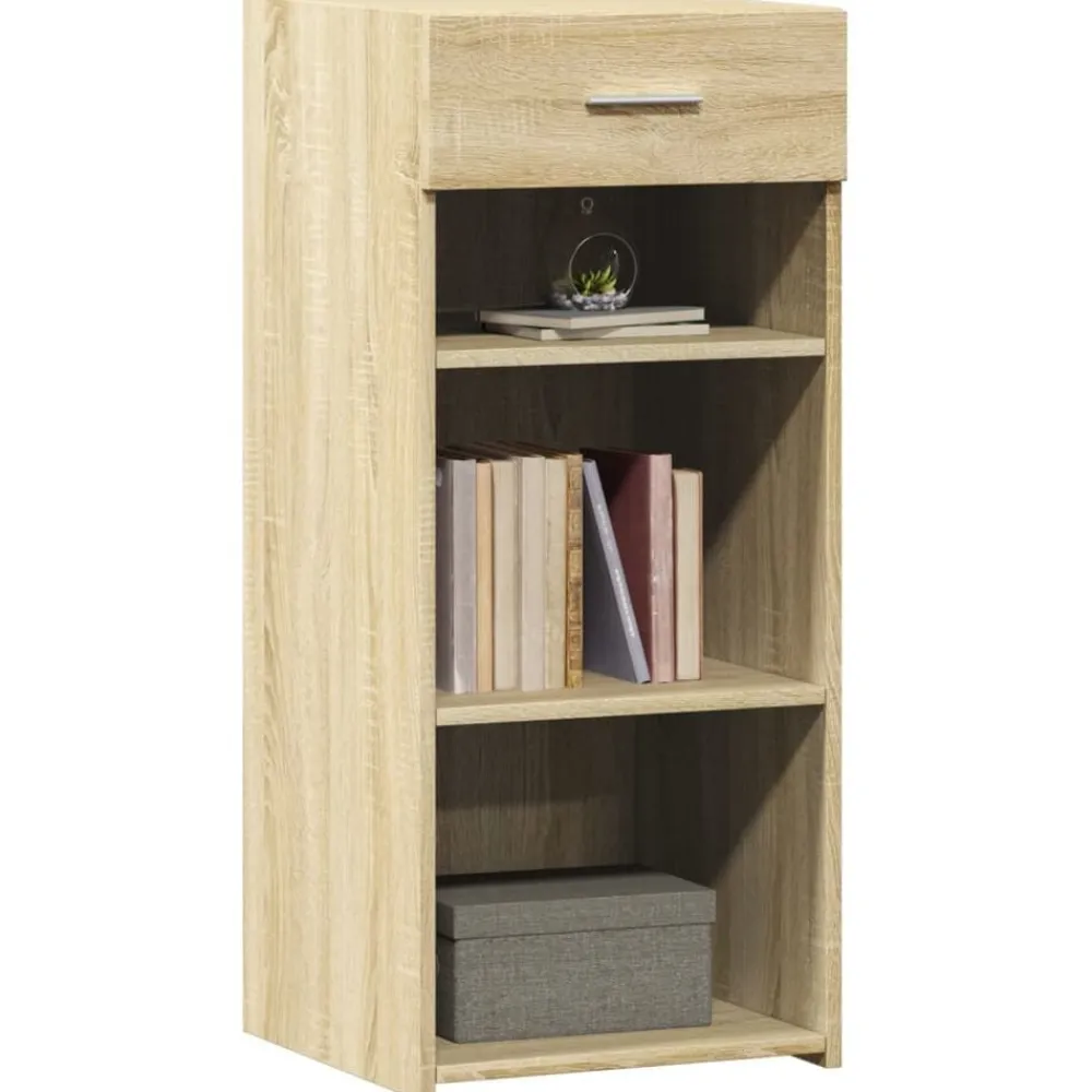 vidaXL Aparador de madera de ingeniería 40x42,5x93 cm Roble Sonoma Sale