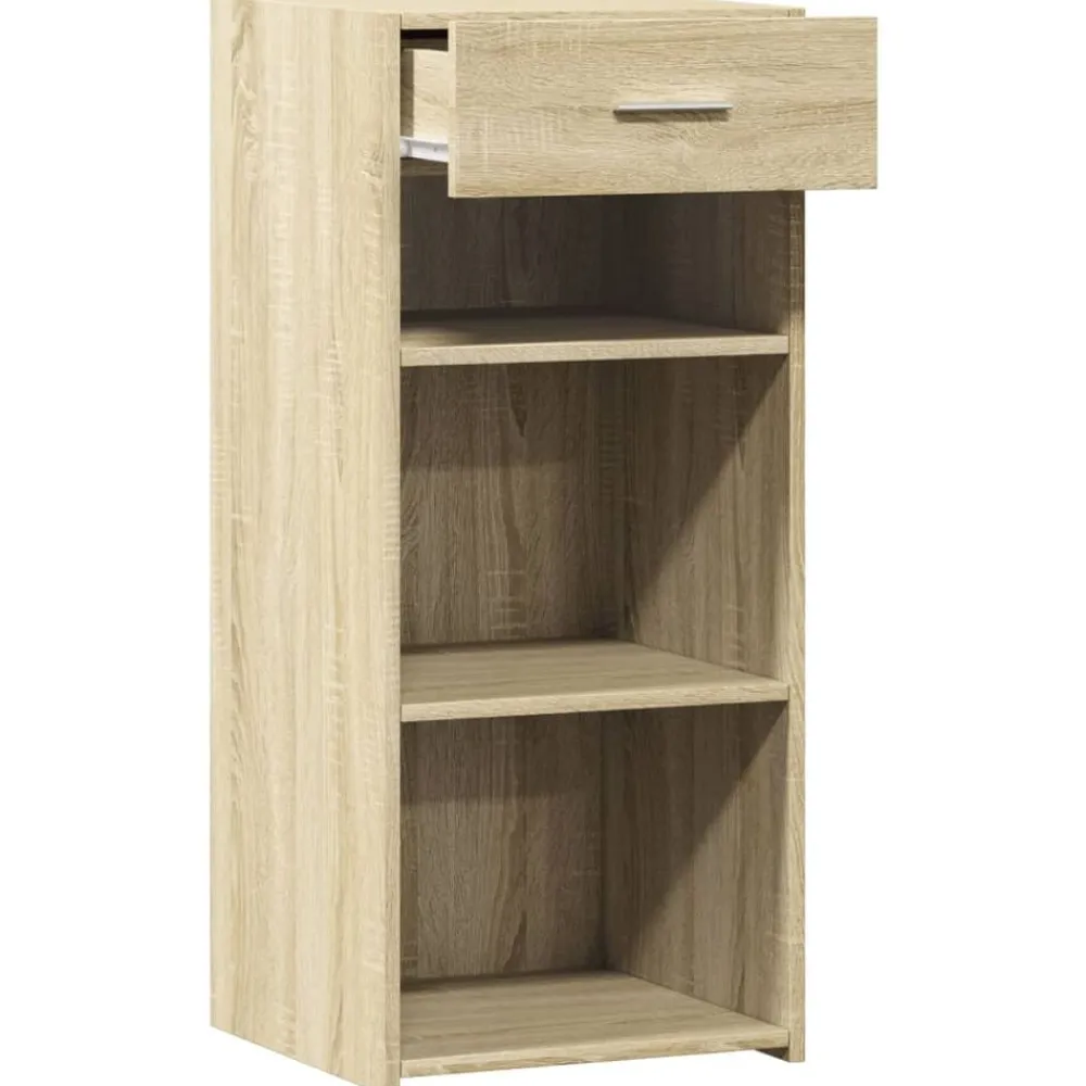 vidaXL Aparador de madera de ingeniería 40x42,5x93 cm Roble Sonoma Sale