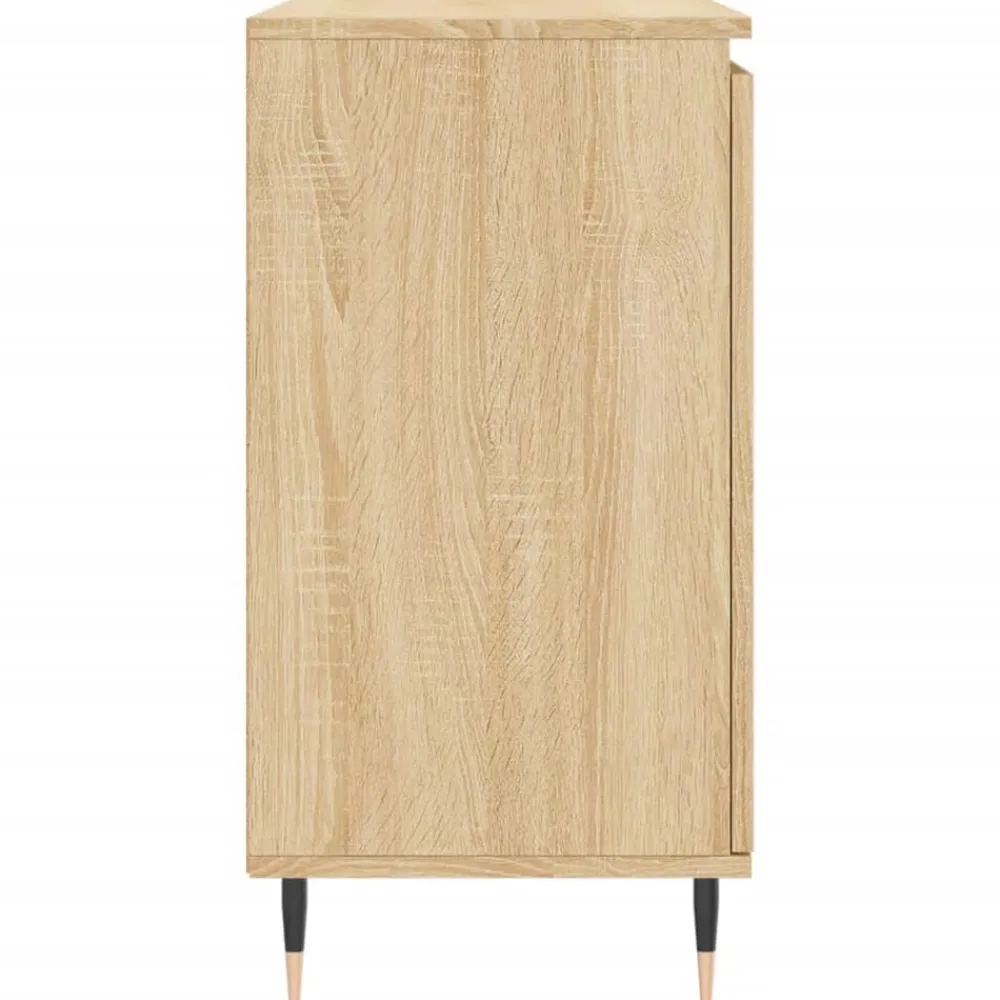 vidaXL Aparador de madera de ingeniería 101,5x35x70 cm Roble Sonoma New