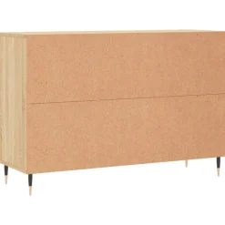 vidaXL Aparador de madera de ingeniería 101,5x35x70 cm Roble Sonoma New