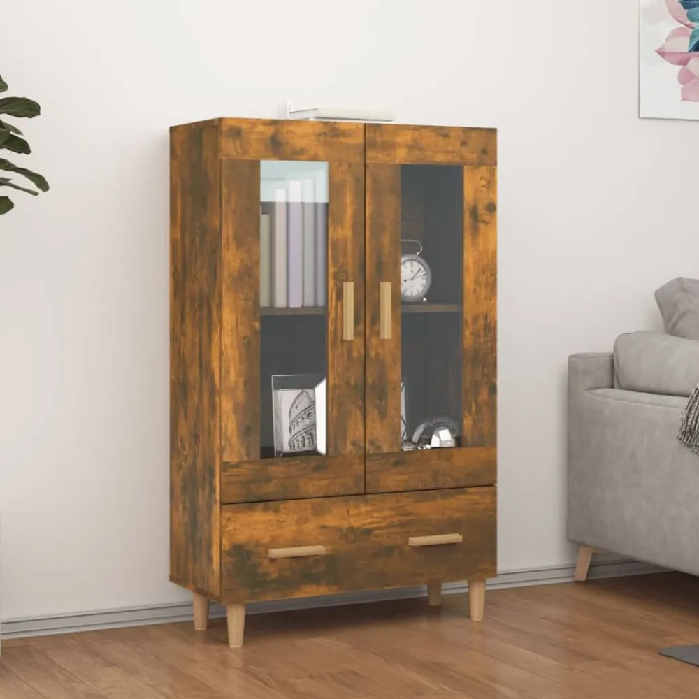vidaXL Armarios Y Almacenamiento-Aparador de madera contrachapada 70x31x115 cm