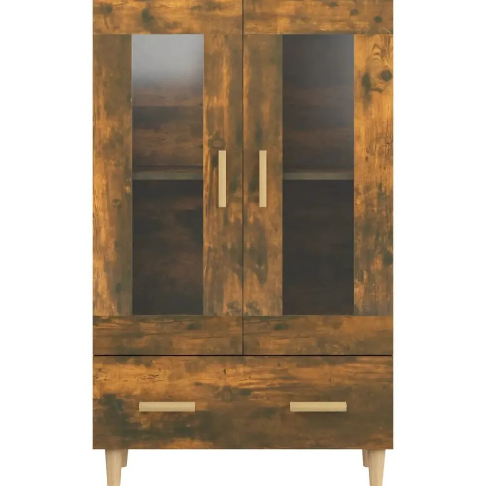 vidaXL Armarios Y Almacenamiento-Aparador de madera contrachapada 70x31x115 cm