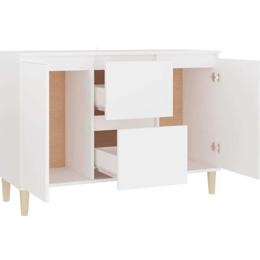 vidaXL Armarios Y Almacenamiento-Aparador de madera de ingeniería 101x35x70 cm