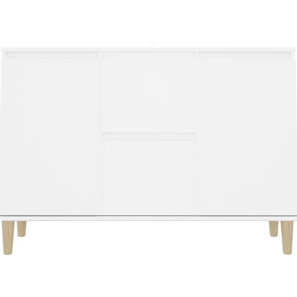vidaXL Armarios Y Almacenamiento-Aparador de madera de ingeniería 101x35x70 cm