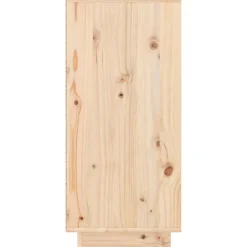 vidaXL Aparador de madera maciza de pino 111x36x75 cm Natural Hot