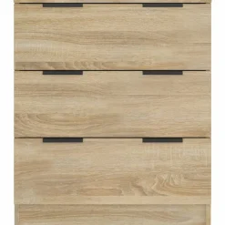 vidaXL Armarios Y Almacenamiento-Aparador de madera contrachapada color 60x30x70 cm