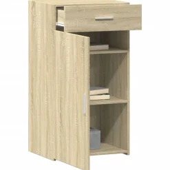 vidaXL Armarios Y Almacenamiento-Aparador de madera de ingeniería 50x42,5x93 cm