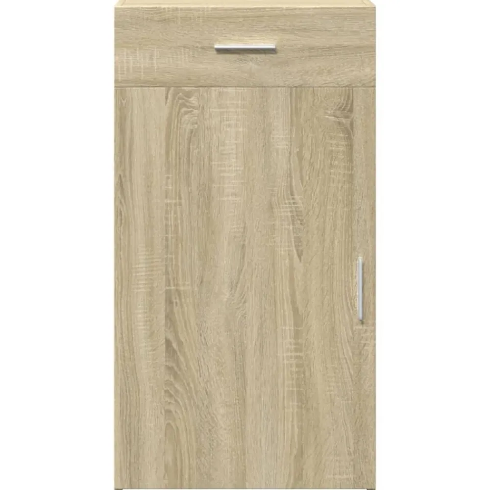 vidaXL Armarios Y Almacenamiento-Aparador de madera de ingeniería 50x42,5x93 cm