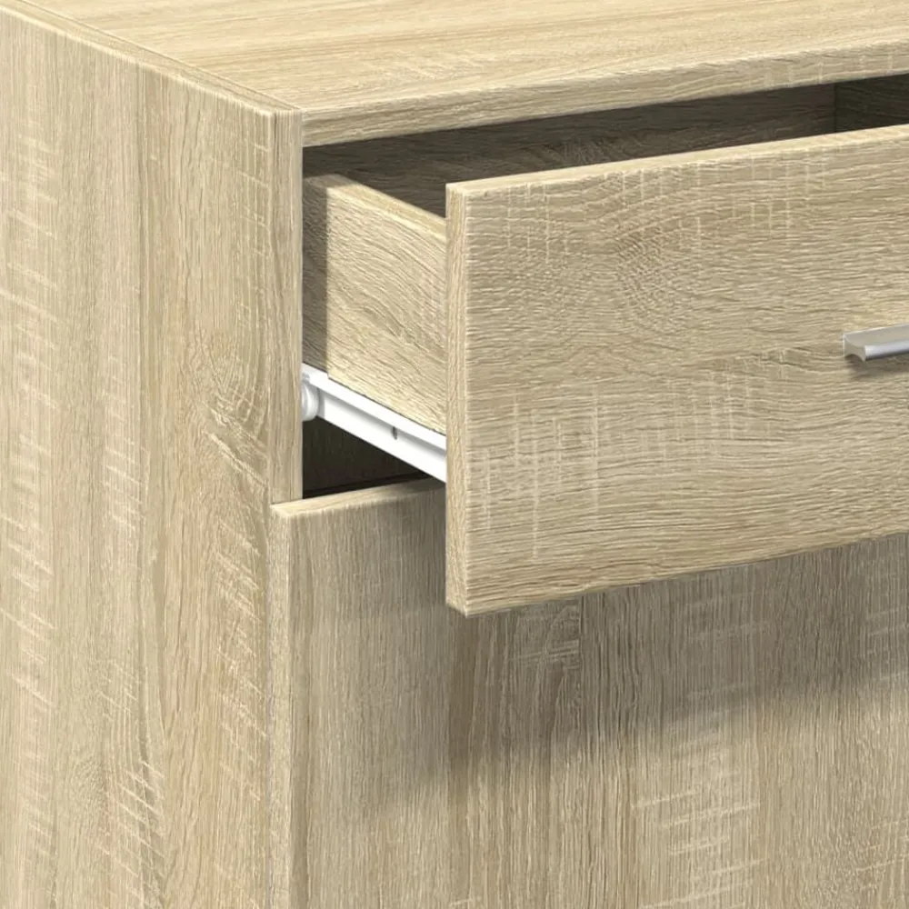 vidaXL Armarios Y Almacenamiento-Aparador de madera de ingeniería 50x42,5x93 cm