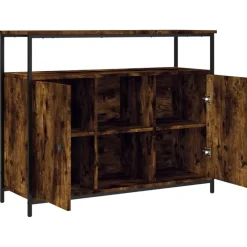 vidaXL Armarios Y Almacenamiento-Aparador de madera de ingeniería 100x35x80 cm