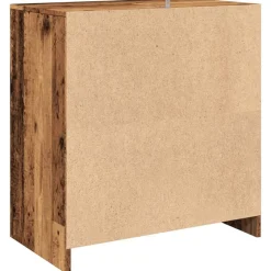 vidaXL Armarios Y Almacenamiento-Aparador de madera de ingeniería envejecida 70x41x75 cm