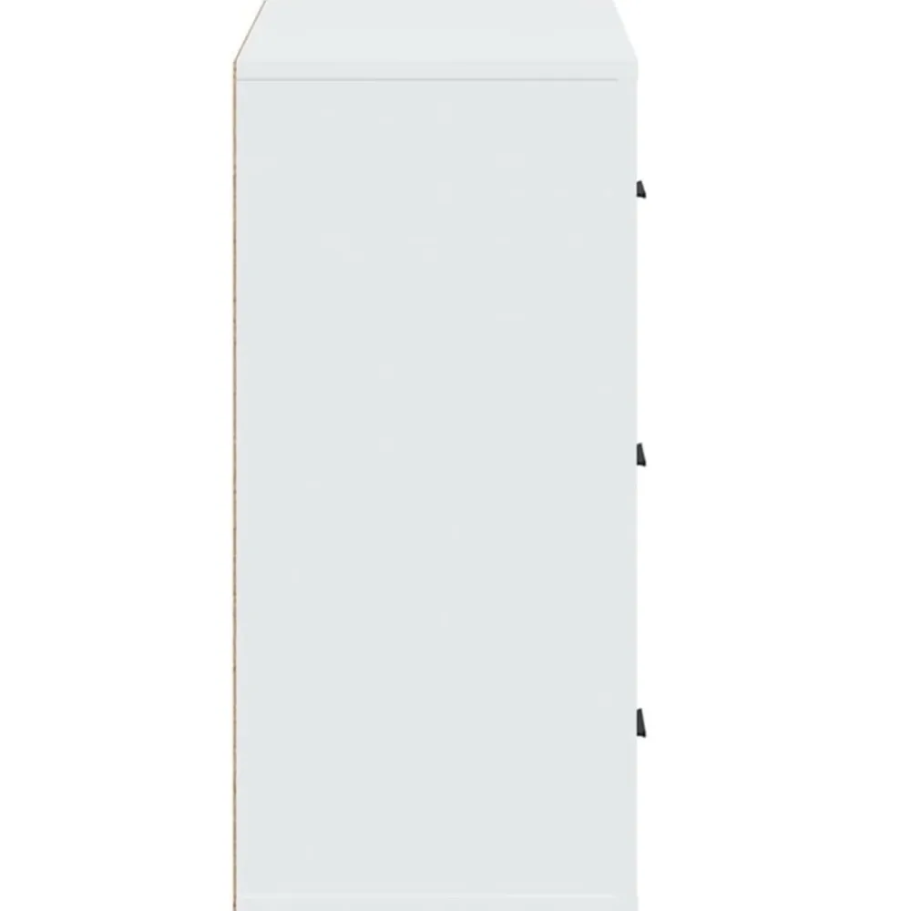 vidaXL Aparador de madera contrachapada 80x33x70 cm Blanco Best