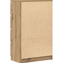 vidaXL Armarios Y Almacenamiento-Aparador de madera de ingeniería roble artisan 60x35x98,5 cm