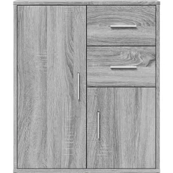 vidaXL Armarios Y Almacenamiento-Aparador de madera de ingeniería 60x31x70 cm