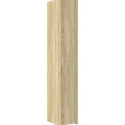 vidaXL Aparador de madera de ingeniería 30x42,5x185 cm Roble Sonoma Online