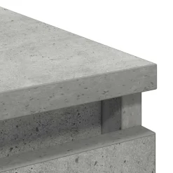 vidaXL Armarios Y Almacenamiento-Aparador de madera de ingeniería gris hormigón 100x35x99 cm