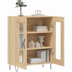 vidaXL Aparador de madera de ingeniería 69,5x34x90 cm Roble Sonoma Outlet