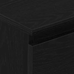 vidaXL Aparador de 60x35x98,5 cm madera de ingeniería Roble negro Outlet