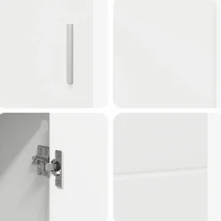 vidaXL Conjuntos De Muebles-Aparador FLORIN 88,5 x 30,5 x 55,5 cm Madera de ingeniería