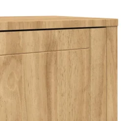 vidaXL Armarios Y Almacenamiento-Aparador FLORO Marrón cera 70 x 30 x 70,5 cm