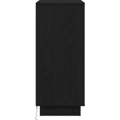 vidaXL Mesas-Aparador LED 90 x 32 x 75 cm Madera de ingeniería