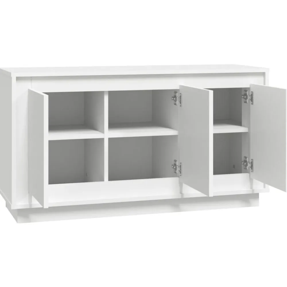 vidaXL Armarios Y Almacenamiento-Aparador madera contrachapada 102x35x55 cm