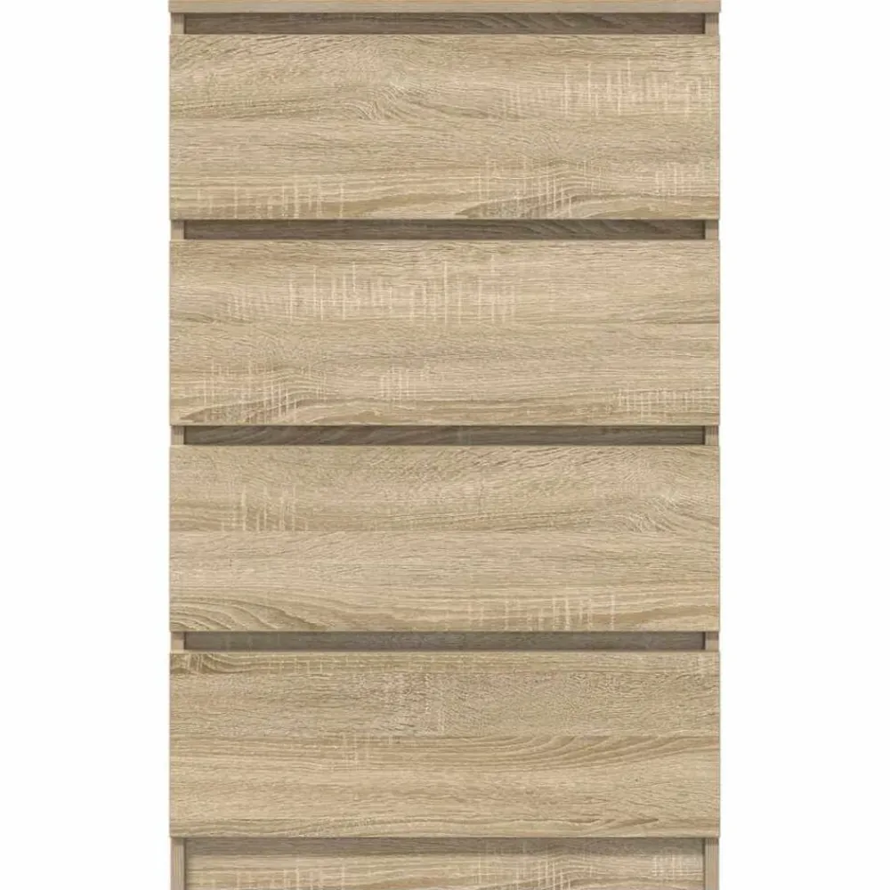 vidaXL Aparador madera contrachapada color 60x35x98,5 cm Roble Sonoma