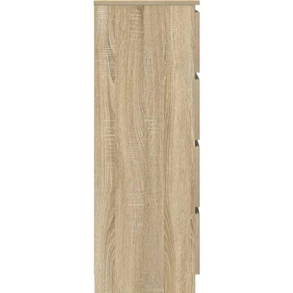 vidaXL Aparador madera contrachapada color 60x35x98,5 cm Roble Sonoma